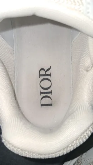 Zapatillas Dior B30 grises y blancas