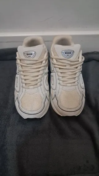 Zapatillas Dior B30 grises y blancas