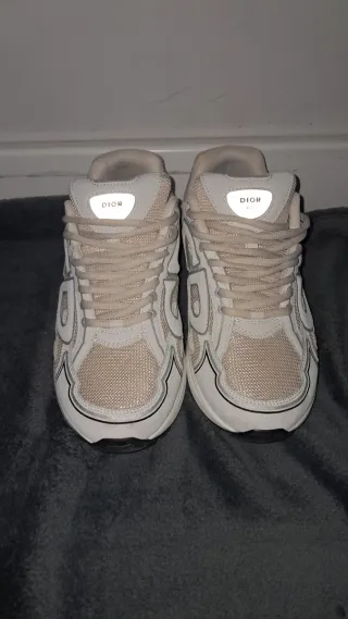 Zapatillas Dior B30 grises y blancas