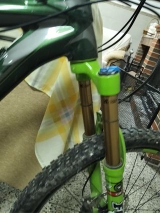 Bicicleta de montaña, doble amortiguación , Trek