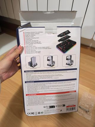 Adaptador para soporte de refrigeración PS5