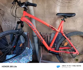 Bicicleta MTB Naranja B'TWIN