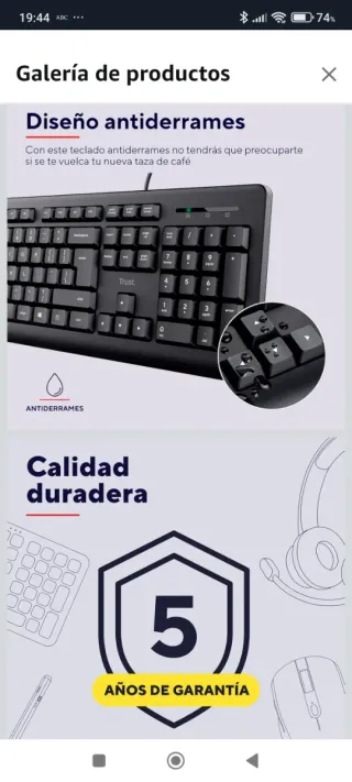 Teclado Trust USB Español Nuevo