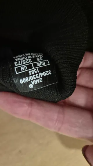 Botas Zara niño negras