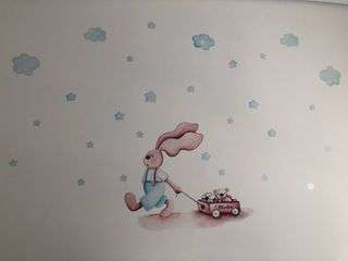 Vinilo adesivo para pared con nombre Martín