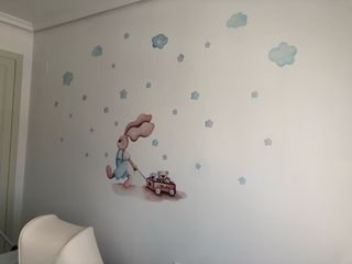 Vinilo adesivo para pared con nombre Martín