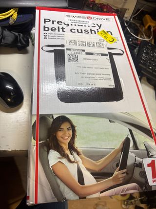 Cojín para cinturón de embarazada coche