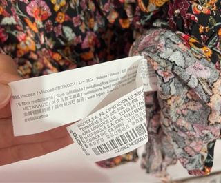Vestido Zara floral talla XS