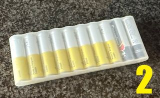 4 Caixas Plásticas Organização Pilhas AA e AAA