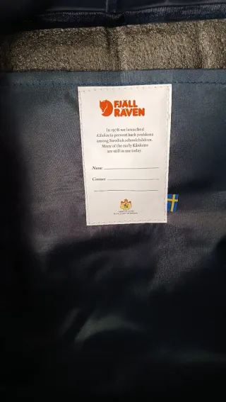 Zaino Kanken Fjällräven Blu/Rosso modello 20 litri