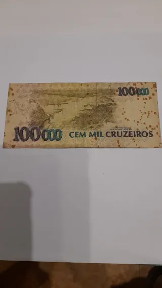 Billete antiguo de Brasil