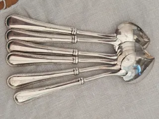 Cucchiaini da gelato Vintage Silver Plated