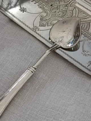 Cucchiaini da gelato Vintage Silver Plated
