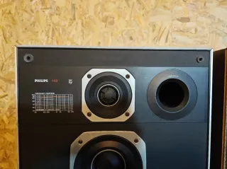 2 altavoces Philips modelo 489, funcionan perfecto