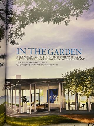 Rivista vintage Architectural Digest 2010.