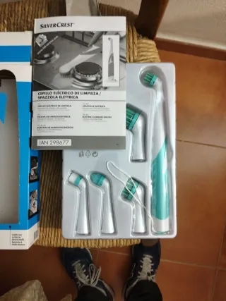 Silvercrest Cepillo Eléctrico Limpieza 5 Cabezales