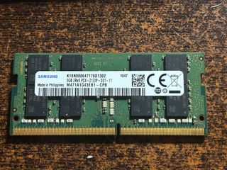 Samsung DDR4 8GB 2133P SODIMM RAM