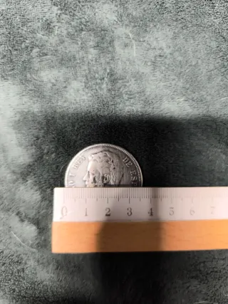 Moneda 5 Pesetas 1871 Amadeo I. LEER IMPORTANTE