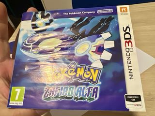 Caja Pokemon Zafiro Alfa Nintendo 3DS