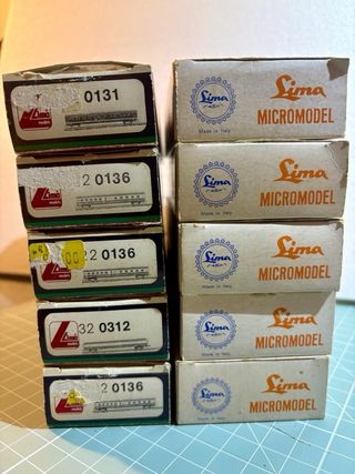 10 Vagoni carrozze passeggeri Lima Scala N