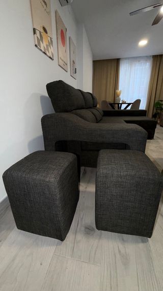 Sofá Chaise Longue con Almacenaje