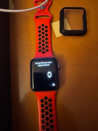 Apple Watch Series 3 Negro/Rojo nike