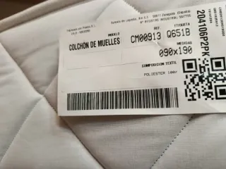 Colchón Pikolin 90x190 – Como nuevo