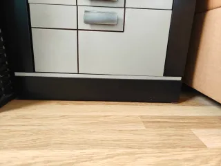 Dormitorio matrimonio 150 lacado en negro y plata