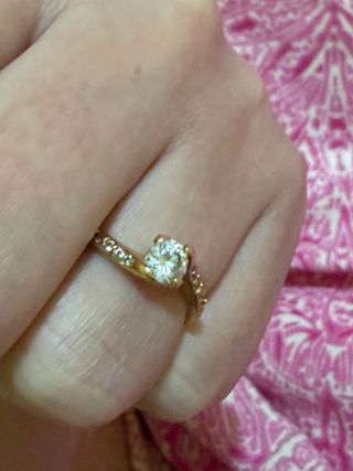 Anillo de prometida oro 18k