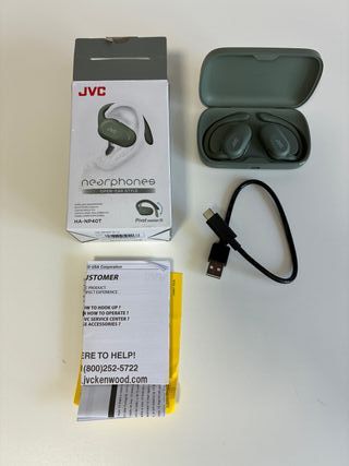 Auriculares JVC HA-NP40T Bluetooth Verde