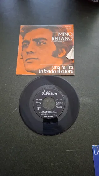 Mino Reitano 45 giri Una ferita in fondo al cuore