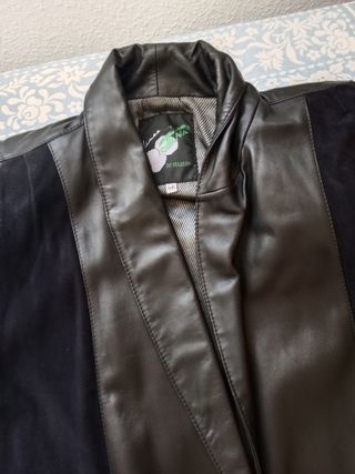 Chaquetón Piel Vacuno MANIA Negro Talla L