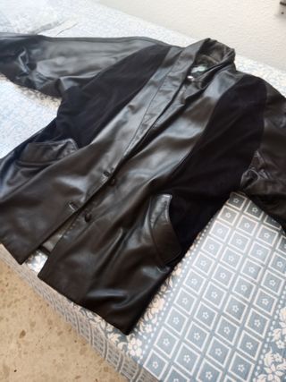 Chaquetón Piel Vacuno MANIA Negro Talla L