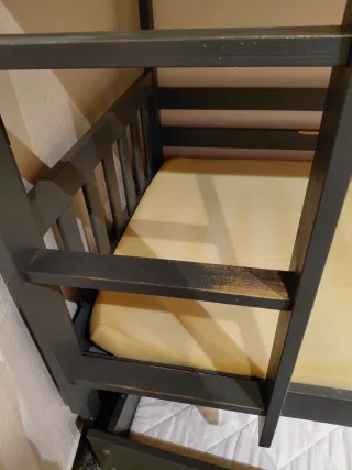 Litera con cama nido