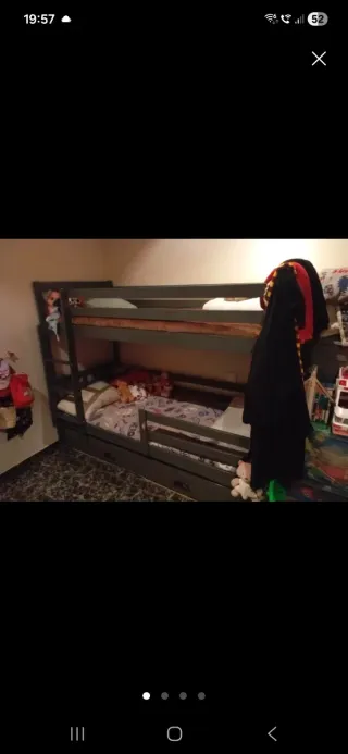 Litera con cama nido