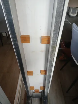 Banco madera estilo vintage beige