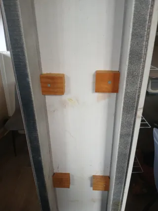 Banco madera estilo vintage beige