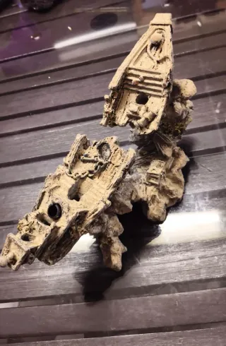 Decoración Naufragio Acuario