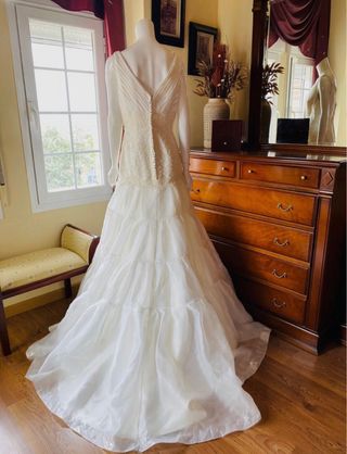 Vestido de Novia Two Rosa Clará Blanco