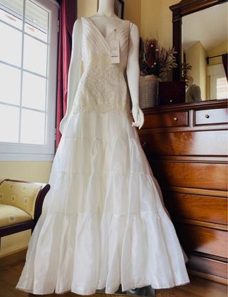 Vestido de Novia Two Rosa Clará Blanco