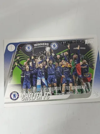 Lote campeones champions europa y conference topps