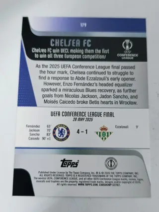 Lote campeones champions europa y conference topps