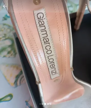 Sandalias de tacón de fiesta, raso y pedreria