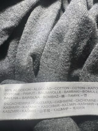 Jersey Massimo Dutti Gris Talla XL