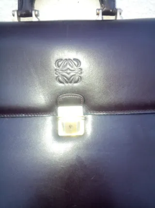 Maletín Loewe Piel Marrón