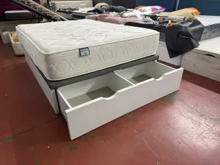 Colchón Bultex y Canapé Mixto 135x190