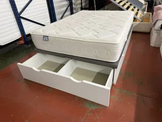 Colchón Bultex y Canapé Mixto 135x190