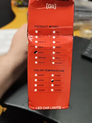 Bombillas LED Coche 9006