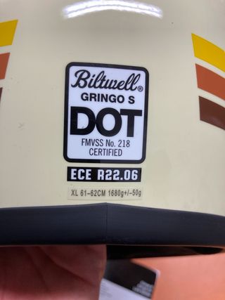 Casco Biltwell Gringo S Nuevo talla XL