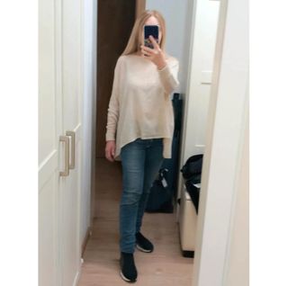 Jersey Stefanel de lana beige crudo